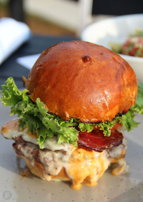 Lawrence Beer Co. Burger